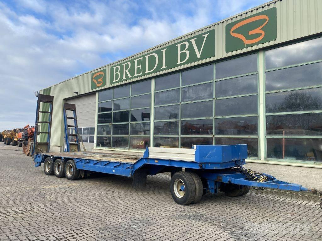  Dieplader 4 assen Maskintransporter