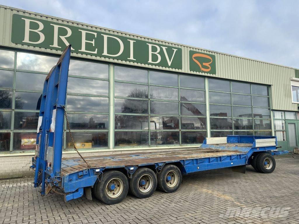  Dieplader 4 assen Maskintransporter