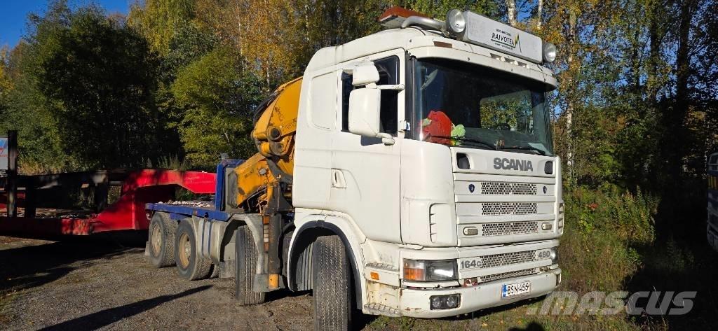 Scania R 144 G Kranbilar