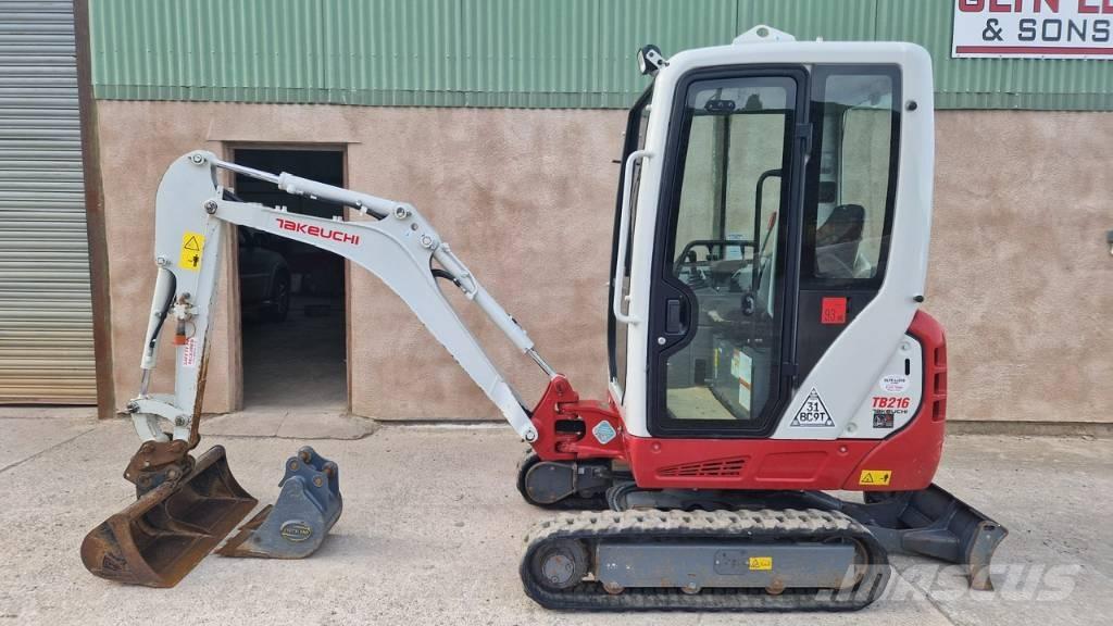 Takeuchi TB 216 A Minigrävare < 7t