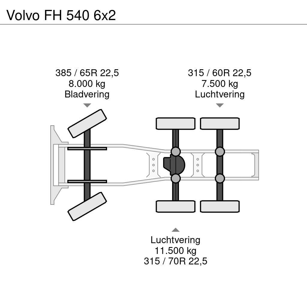 Volvo FH 540 6x2 Dragbilar