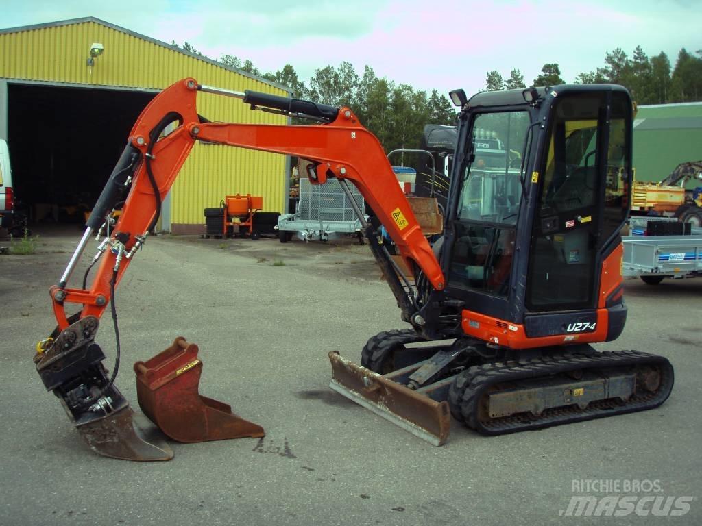 Kubota U 27-4 Minigrävare < 7t