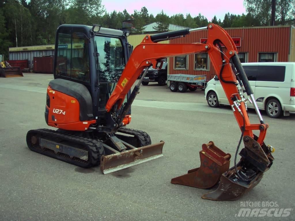 Kubota U 27-4 Minigrävare < 7t