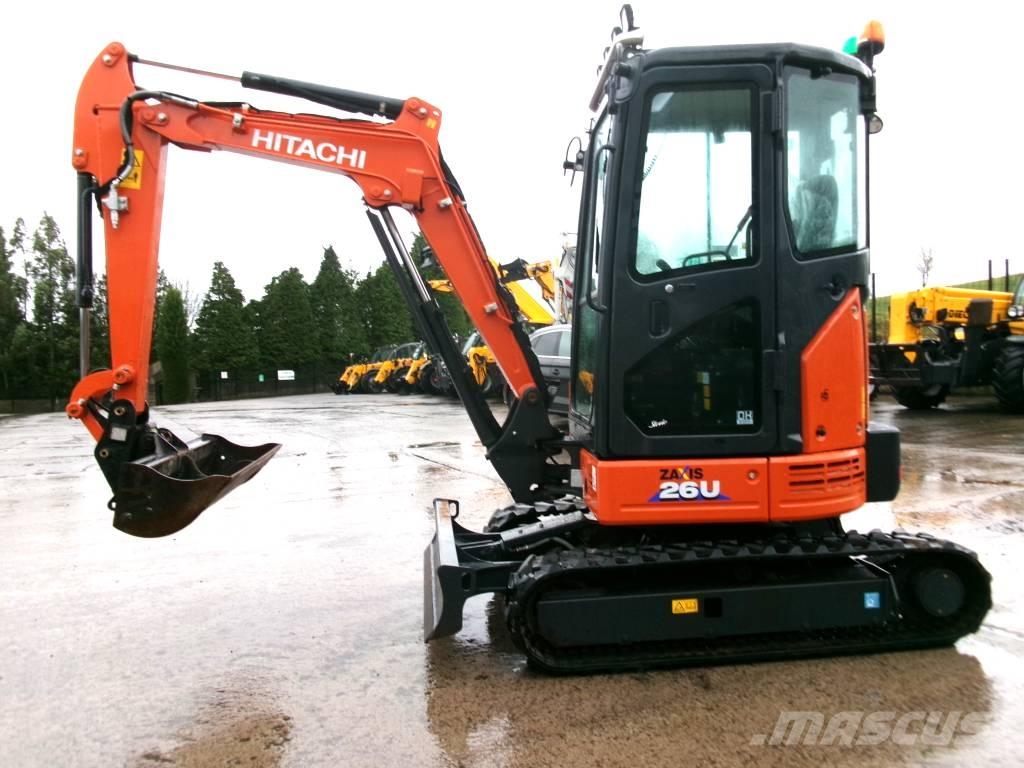 Hitachi Zaxis 26 U Minigrävare < 7t