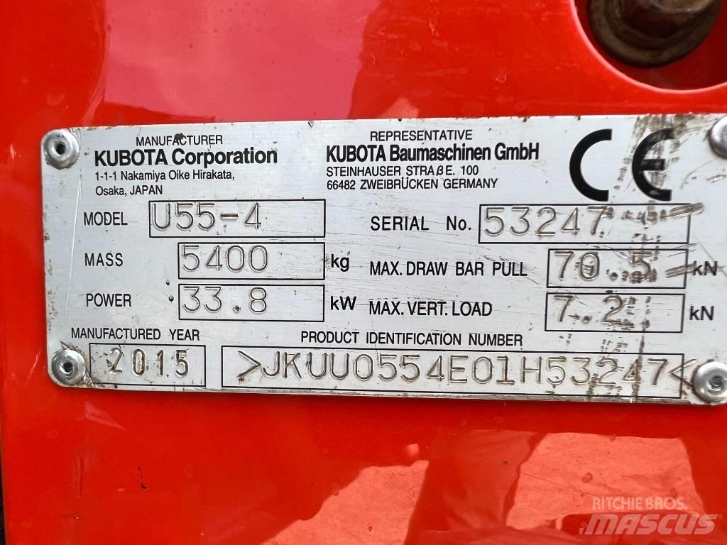 Kubota U 55-4 Minigrävare < 7t