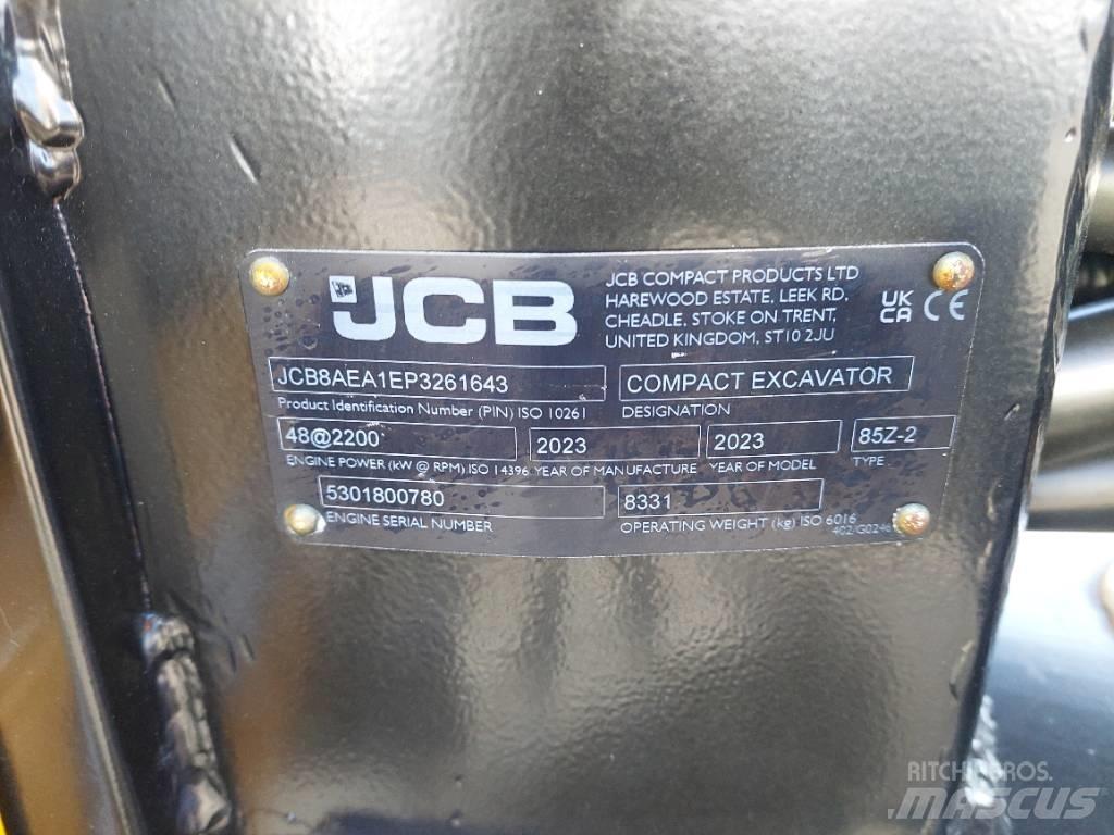 JCB 85 Z-2 Midigrävmaskiner 7t - 12t