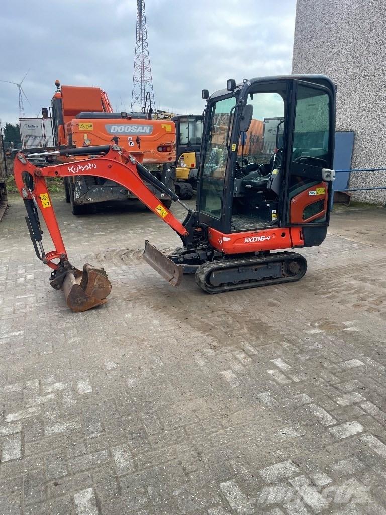 Kubota KX 016-4 Minigrävare < 7t