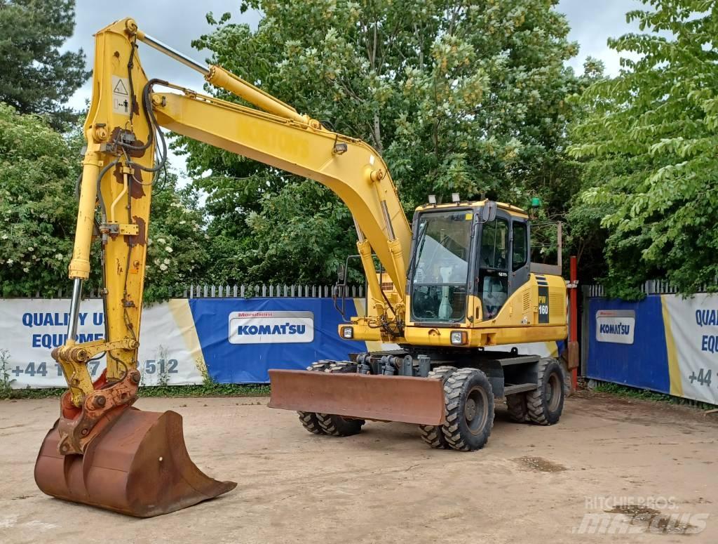 Komatsu PW 160-7 Hjulgrävare