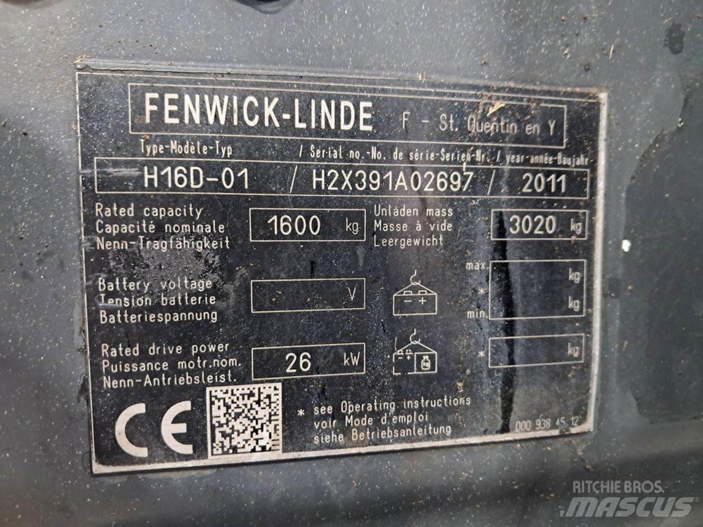 Linde H16D-01 Dieselmotviktstruckar