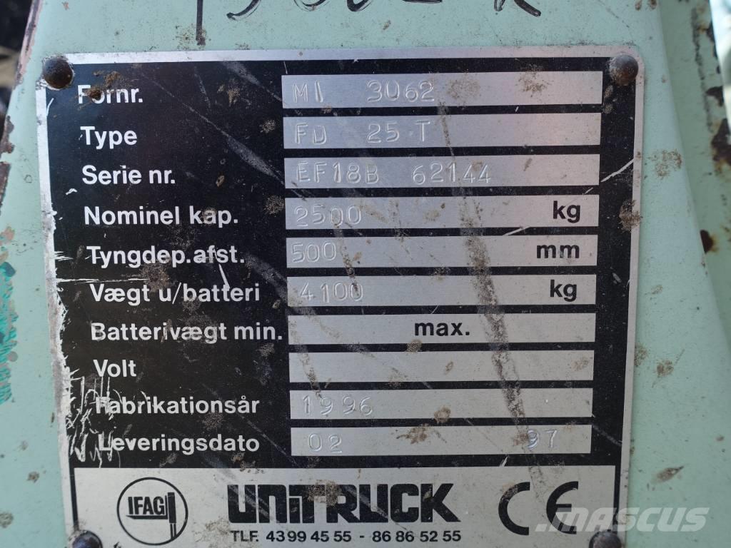 Mitsubishi FD 25 T Dieselmotviktstruckar