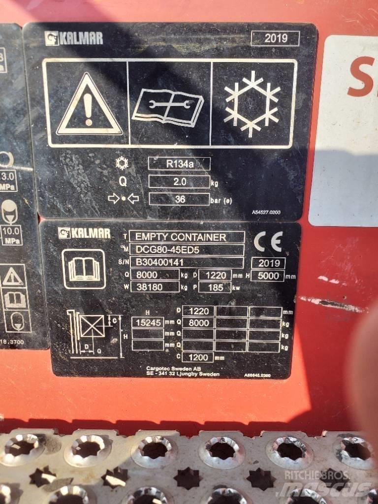 Kalmar DCG80-45ED5 Teleskopbomtruckar (Sträckstaplare)