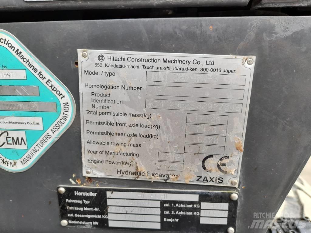 Hitachi ZX 140 W-6 Hjulgrävare