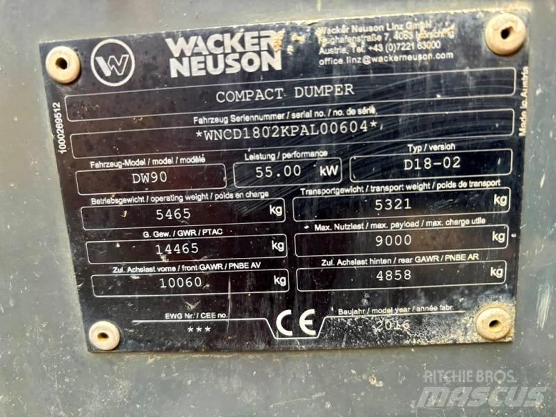 Wacker Neuson DW 90 Minidumprar