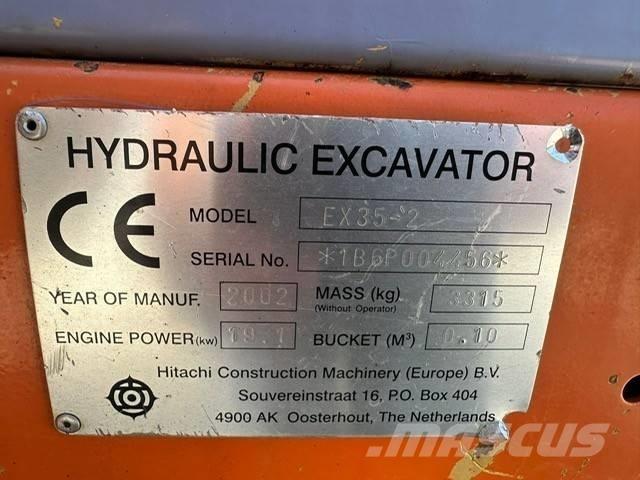 Hitachi EX 35-2 Minigrävare < 7t