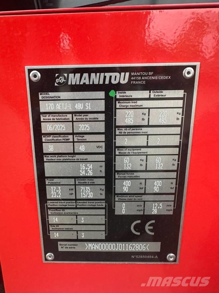 Manitou 170 AETJ Bomliftar