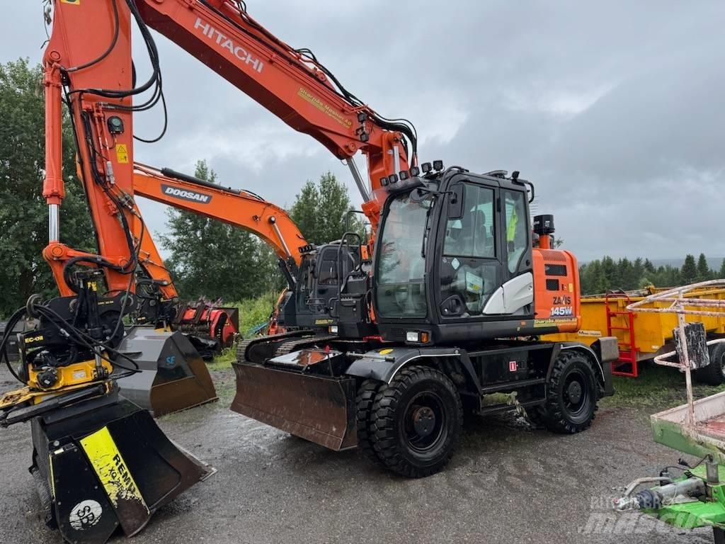 Hitachi ZX 145 W-6 Hjulgrävare