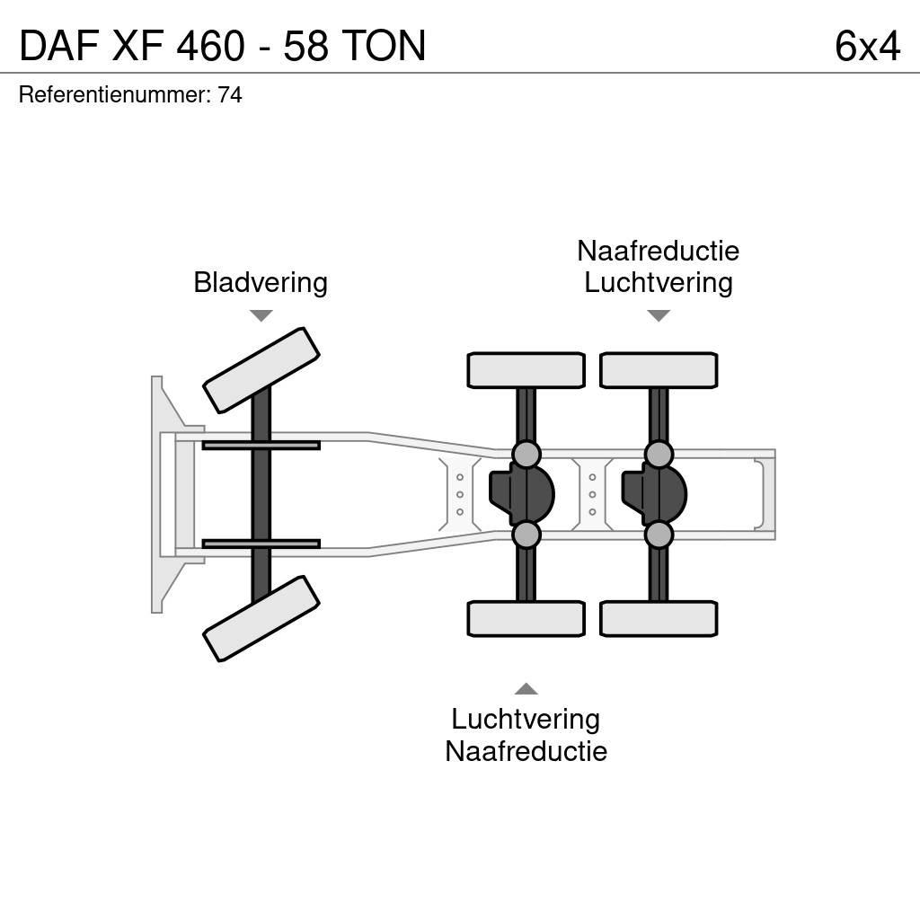 DAF XF 460 - 58 TON Dragbilar