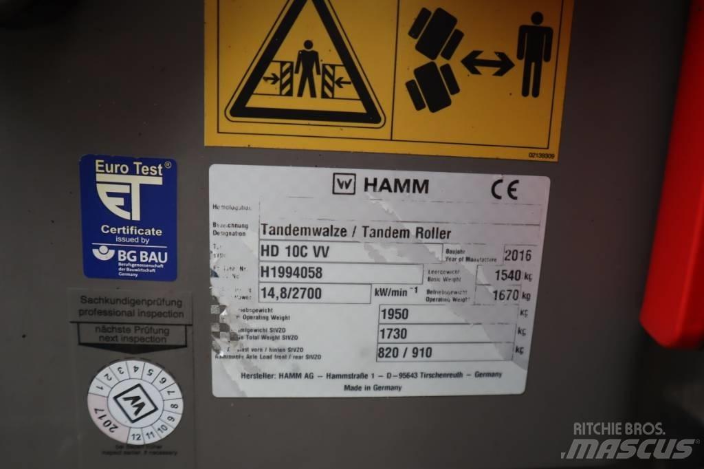 Hamm HD 10C VV Tvåvalsvältar