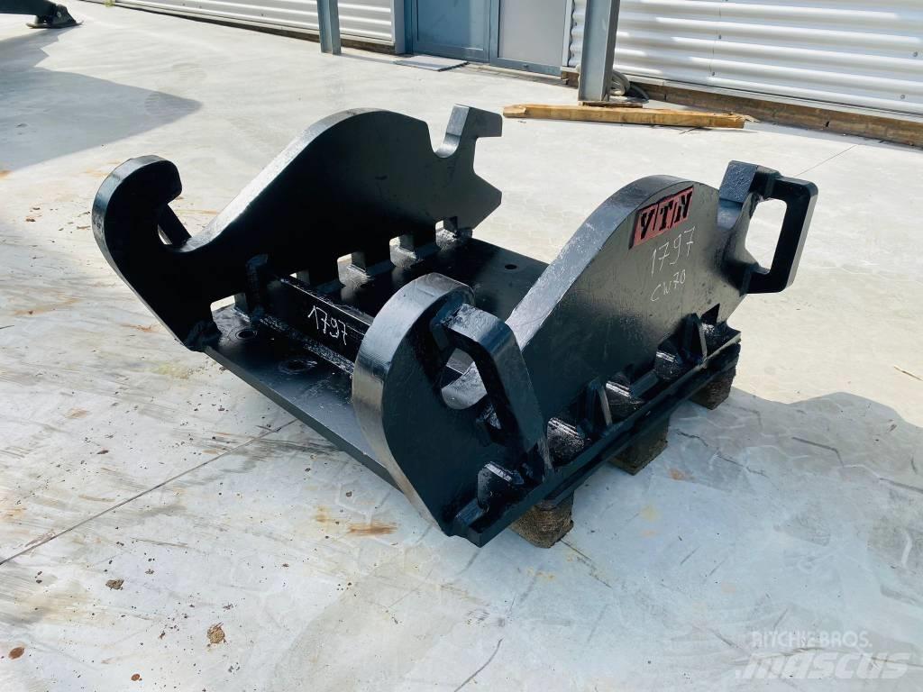 Verachtert cw70 Redskapsfäste/ adaptrar