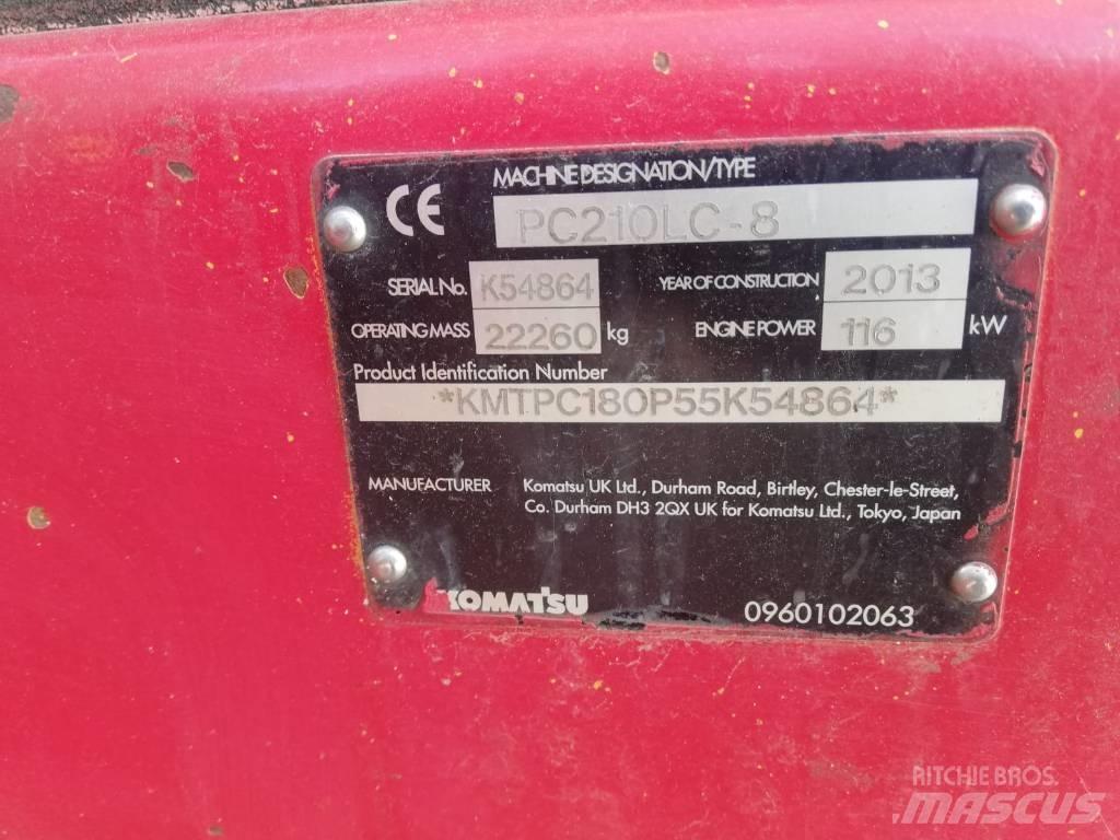 Komatsu PC 210-8 Bandgrävare
