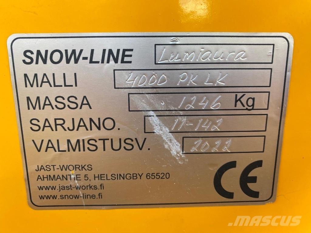 Snowline 4000 PK LK Snöblad och plogar