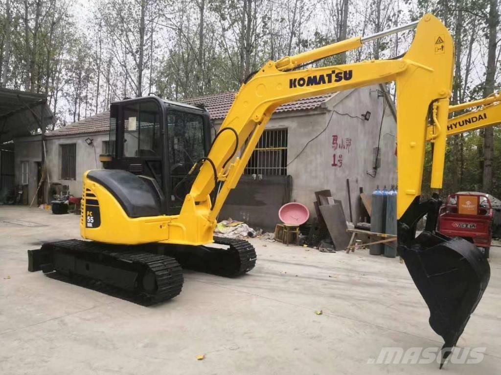 Komatsu pc55mr Minigrävare < 7t