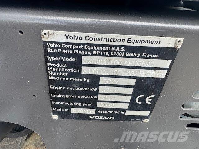 Volvo ECR50F Minigrävare < 7t