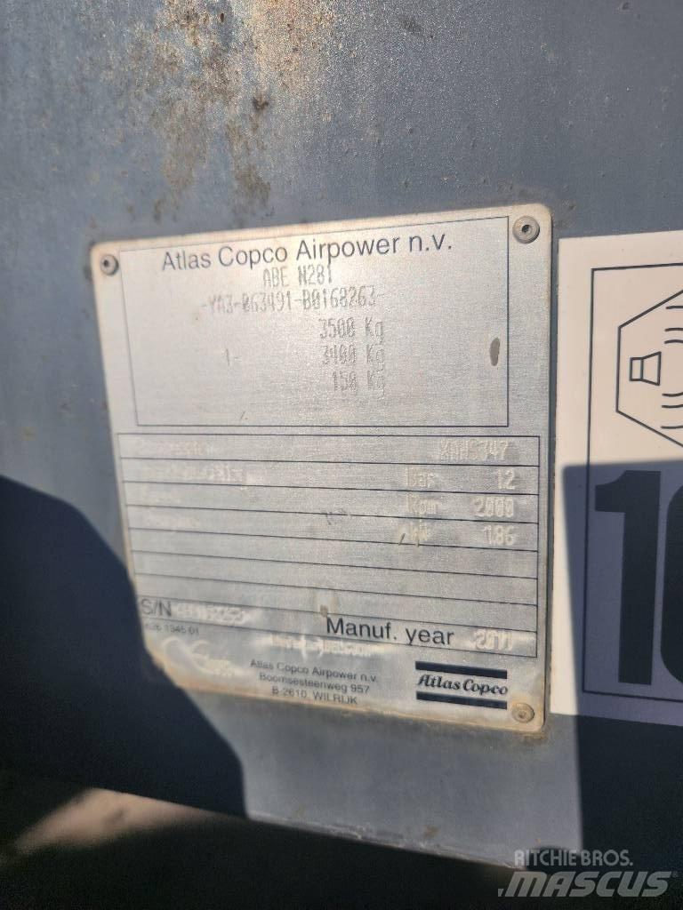 Atlas Copco XAHS 347 Kompressorer