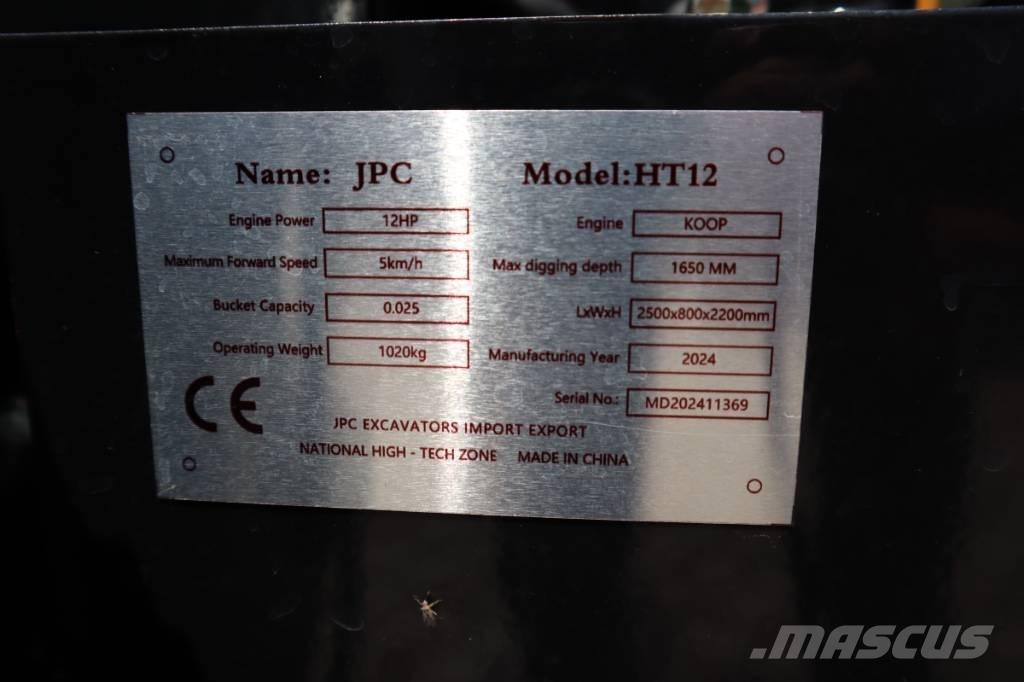 JPC HT12 Minigrävare < 7t