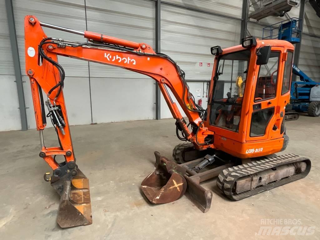 Kubota U 35-3 A 3 Minigrävare < 7t