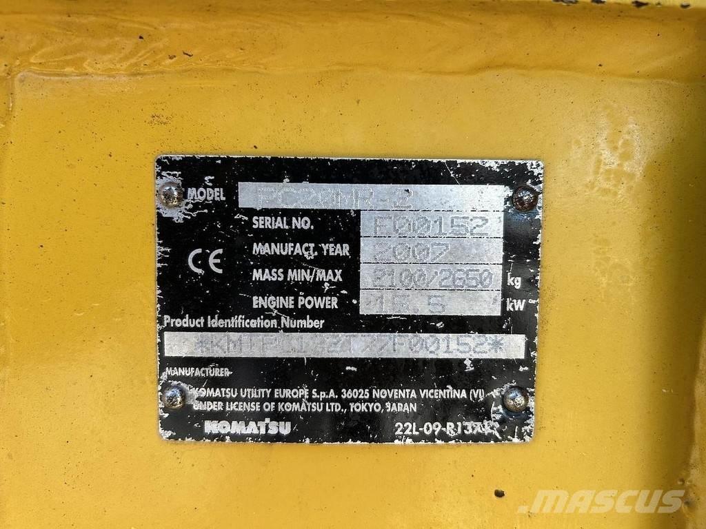 Komatsu PC20MR-2 Minigrävare < 7t