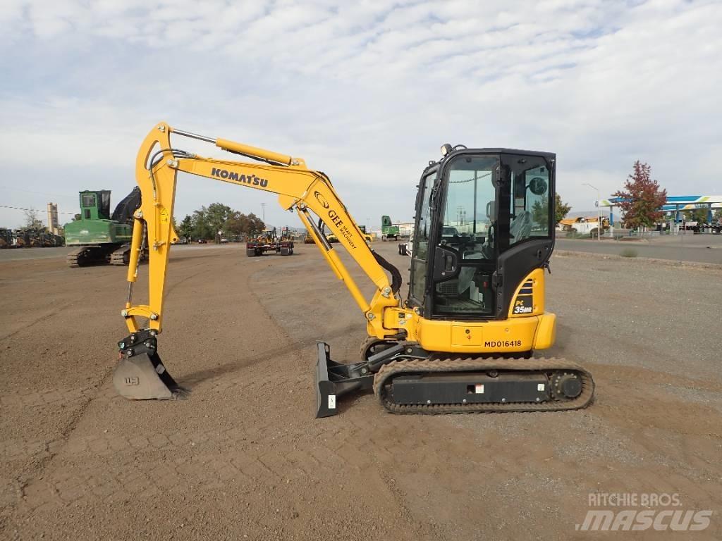 Komatsu PC35MR-5 Minigrävare < 7t
