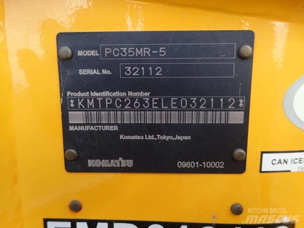 Komatsu PC35MR-5 Minigrävare < 7t
