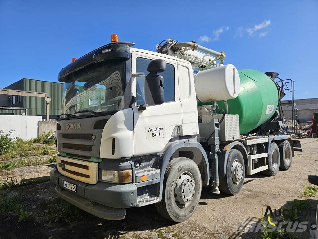 Scania P 420 Lastbilar med betongpump
