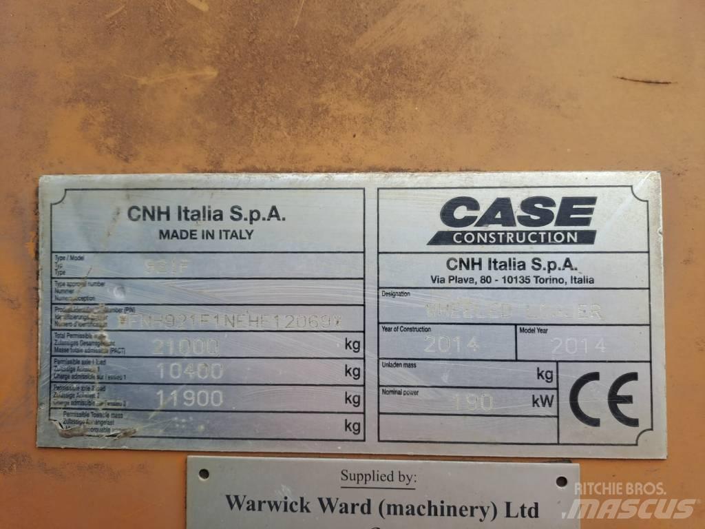 CASE 921 F Hjullastare