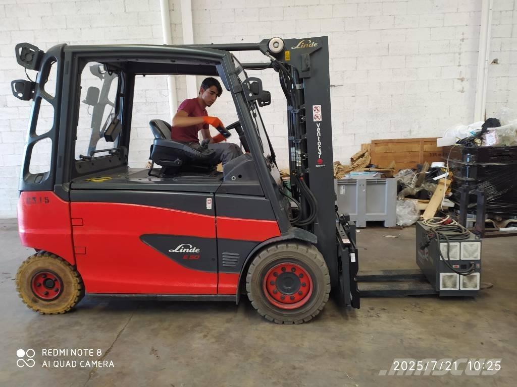 Linde E50/600 L Elmotviktstruckar