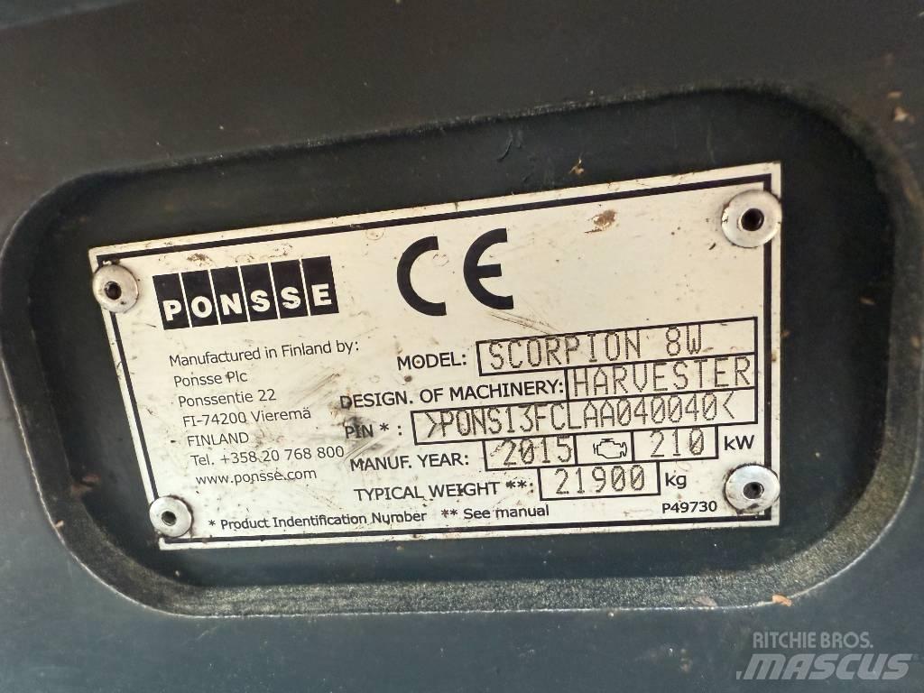 Ponsse SCORPION 8W Skördare