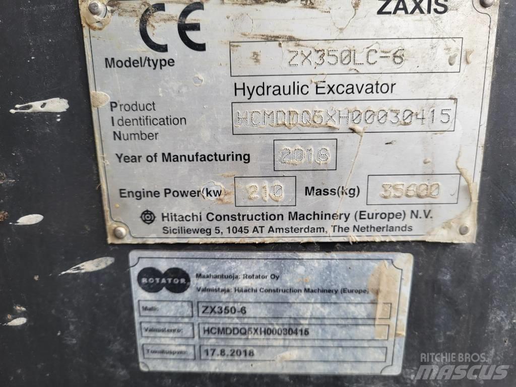 Hitachi ZX 350 LC-6 Bandgrävare