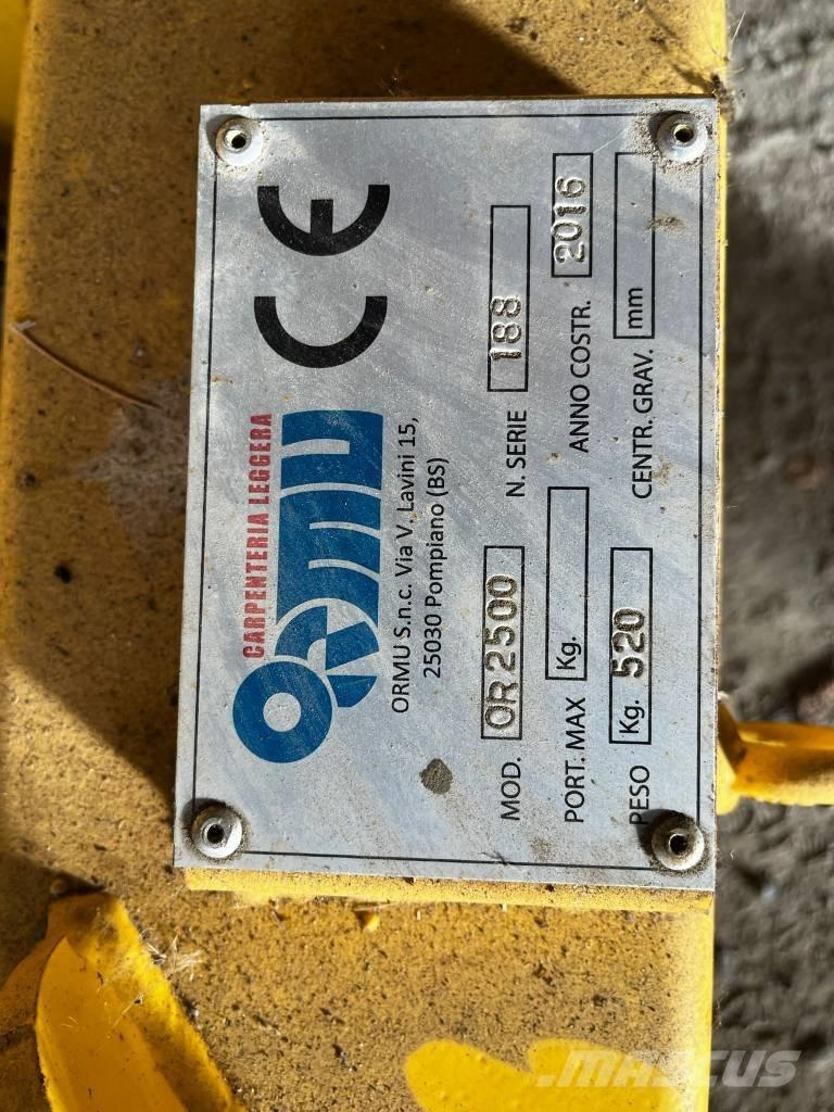  ORMU LAMA NEVE 2500 Snöblad och plogar