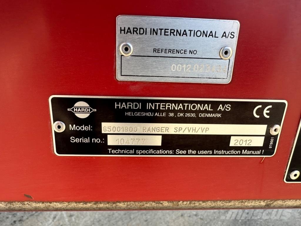 Hardi Ranger 2500 Dragna sprutor