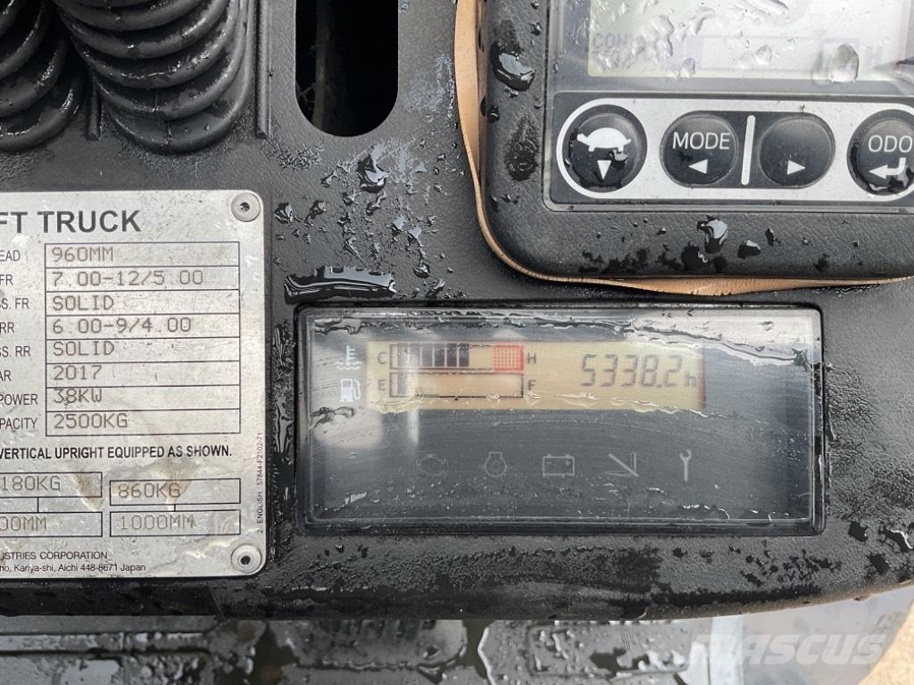 Toyota 02-FGF25 Gasolmotviktstruckar