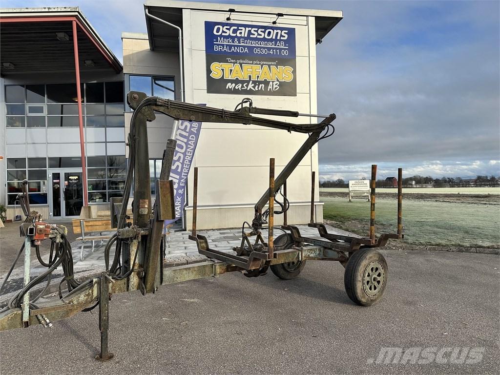  Enkelaxlad Vedkärra Skogsvagnar