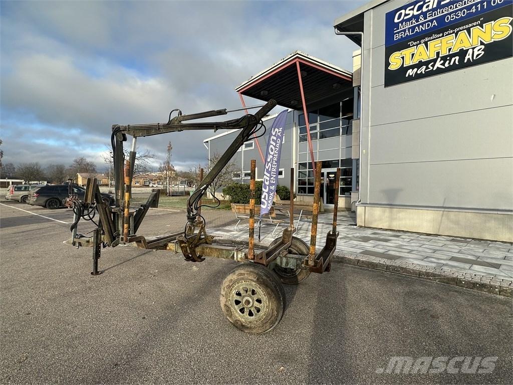  Enkelaxlad Vedkärra Skogsvagnar