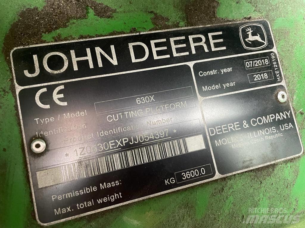 John Deere 630x Trösktillbehör