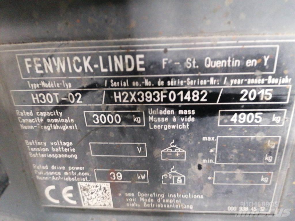 Linde H30T-02 Gasolmotviktstruckar
