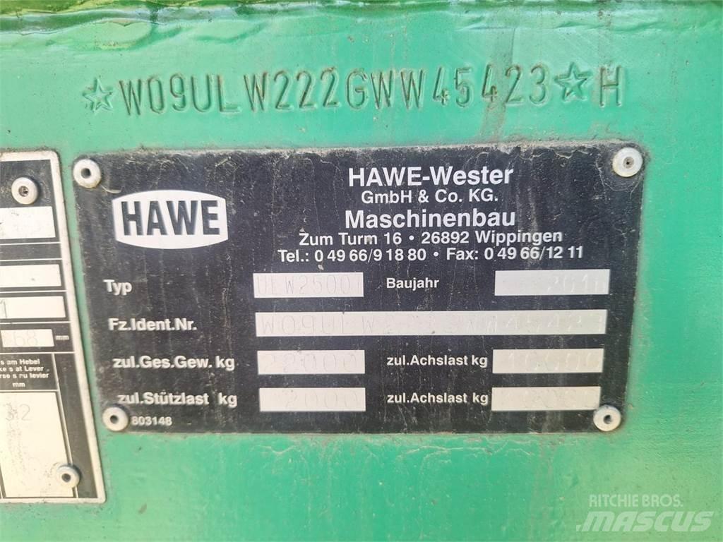 Hawe ULW 2500 T Spannmålsvagnar