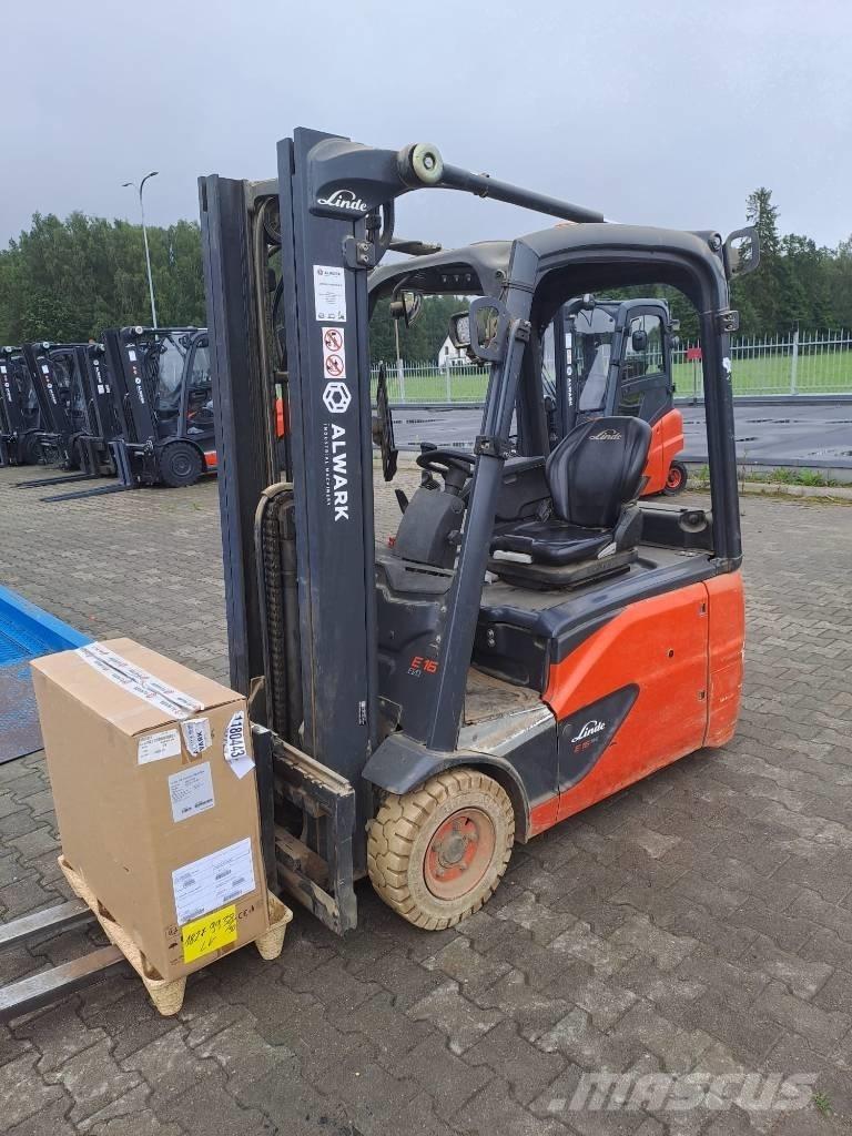 Linde E 16 Elmotviktstruckar