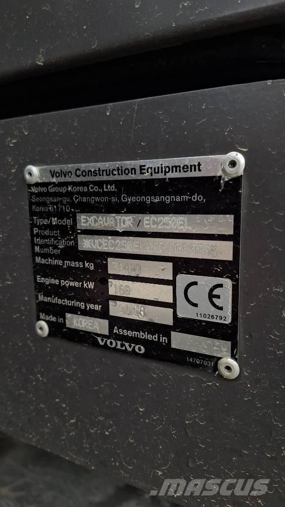 Volvo EC 250 EL Bandgrävare