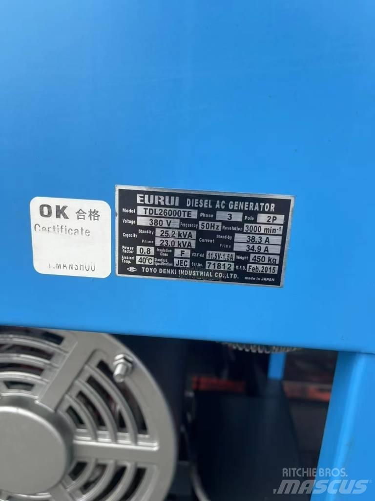 Yanmar 25KVA Dieselgeneratorer