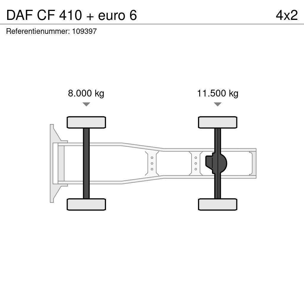 DAF CF 410 + euro 6 Dragbilar